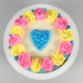 Heart And Roses Designer Chocolate Cake 1.5 Kg