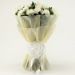 Charming 20 White Carnations Bouquet