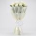 Elegant 12 White Roses Bouquet
