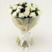Heavenly 20 White Carnations Bouquet