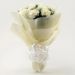 Sunshine Love 12 white Carnations