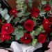 Diamond Studded Red Roses Bouquet