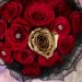 Beautiful Red And Golden Roses Bouquet
