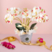Phaelanopsis Artificial Orchid Vase