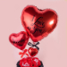 Amour Rouge Balloon Flower Box Soap Flowers
