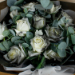 Beautifully Tied Black Roses Bouquet 6 Stems