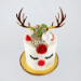 Rudolph Reindeer Salted Caramel Chocolate Cake