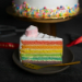 Creamy Vanilla Rainbow Cake Half Kg