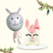 Cute And Happy Animal Designer Cake With Balloon