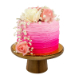 Roses Designer Cake And Mixed Flowers Bouquet