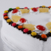 Heart Shaped Pineapple Gems Cake 1 Kg
