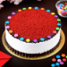 Red Velvet Gems Cake Half Kg