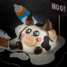 Moo Moo Chocolate Pinata Cake