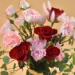 Red & Pink Roses Designer Vase