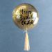 Personalised Golden Helium Confetti Balloon
