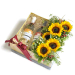 Wines with Sunflowers Gift